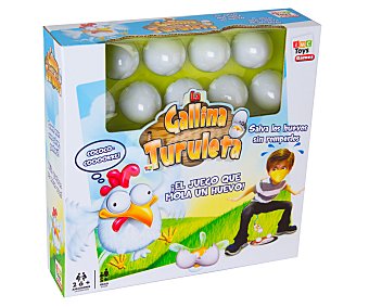 IMC Juego infantil de habilidad La Gallina Turuleta, Huevos a la carrera, para 2 o más jugadores 1 unidad