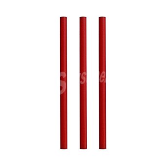 Productos Económicos Alcampo Lote de 3 lapiceros de madera de 17cm con dureza HB, producto económico alcampo