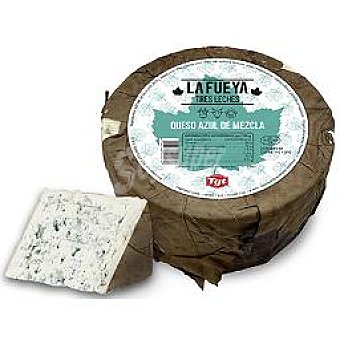 La Fueya Queso azul mezcla con hojas elaborado con leche pasteurizada peso aproximado pieza 2,5 kg