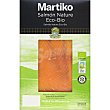 Salmón nature ahumado sin azúcar ecológico Envase 80 g Martiko