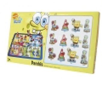 Nickelodeon Juego de mesa Parchís de Bob Esponja, de 2 a 4 jugadores BEN AND holly 1 unidad 1 unidad