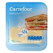 Queso havarti light en lonchas Carrefour 200 g Carrefour