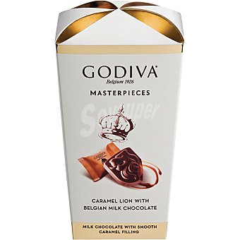 GODIVA Masterpieces bombón de chocolate belga relleno de caramelo Estuche 193 g