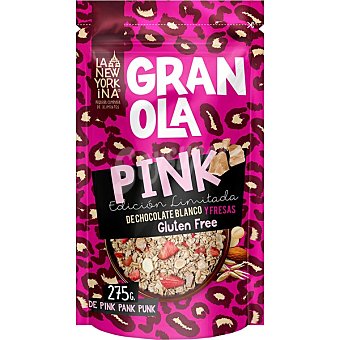 LA NEWYORKINA Granola Pink muesli sin gluten Edición Limitada Bolsa 275 g