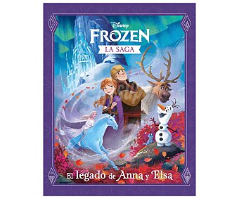 Disney Frozen, la saga, el legado de Anna y Elsa, Género infantil. editorial disney.
