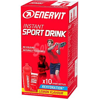 ENERVIT Bebida isotónica sabor limón caja 10 sobres