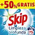 Detergente en polvo limpieza profunda Maleta 75 dosis Skip