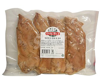 Grau vila Manitas de cerdo cocidas y al cava, elaboradas sin gluten y sin lactosa 750.0 aproximados