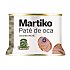 Paté de oca superior Martiko sin gluten 130 g Martiko