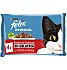 Comida gato felix carne gelatina 4 x 85 g Purina Felix