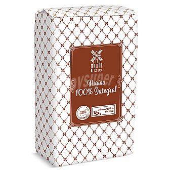 El molino de Dia Harina de trigo 100% integral El molino de Dia paquete 1 Kg Paquete 1 kg