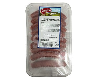 Famadesa Bandeja de longanizas de cerdo, frescas rojas famadesa 325 g