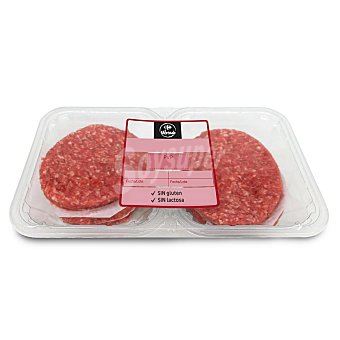 El-mercado Hamburguesa de vacuno sin gluten y sin lactosa Carrefour el Mercado 6 x 90 g