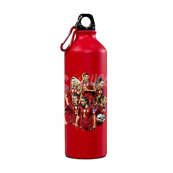 Rfef Botella de Aluminio Jugadoras rfef 24 Rojo