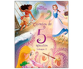 Planeta Princesas, cuentos de 5 minutos, vol. 2, disney. Género: infantil. Editorial Planeta.