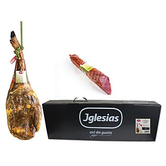 Iglesias Iglesias Lote compuesto de paleta y lomo de bellota iibericos (50% raza ibérica) iglesias