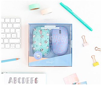 Mr. Wonderful Ratón inalámbrico con carcasas intercambiables. Compatible con ordenadores que dispongan de conexión Bluetooth, hasta la versión 3.0