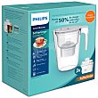 Pack Jarra de Agua con Filtro con 3 Filtros 2,6l Philips