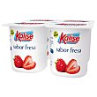 Kalise Yogur con sabor a fresa elaborado sin gluten 4 x 125 g Kalise