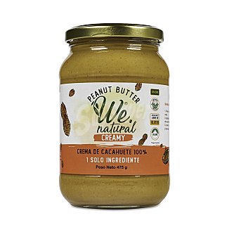 WE NATURAL Crema we natural cacahuete 475 g