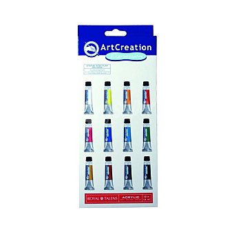 Royal talens de pintura acrílica de 12mm y de varios colores serie Art Creation Expression royal talens 12 tubos