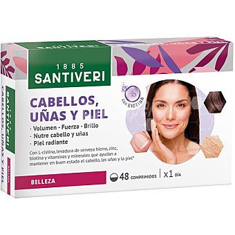Santiveri Cabellos uñas y piel Estuche 48 comprimidos
