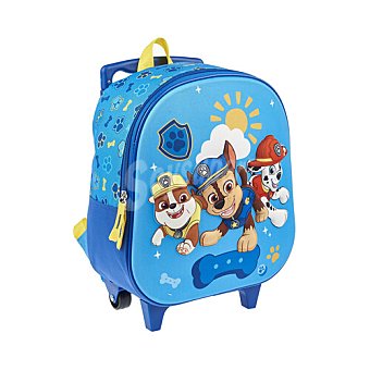 Alcampo Mochila 3D preescolar, PAW patrol, 1 compartimento, color azul, alcampo