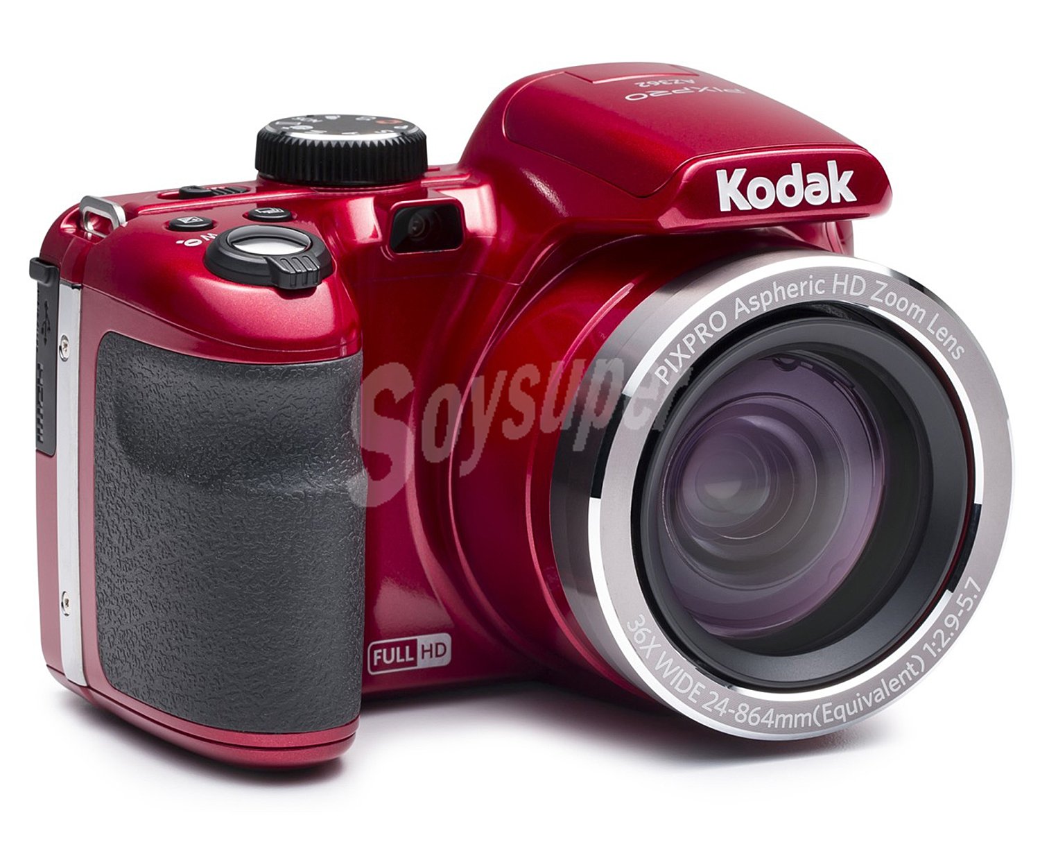 Kodak AZ361 Cámara Bridge FULL HD, 16 Megapixeles, pantalla 3", Zoom