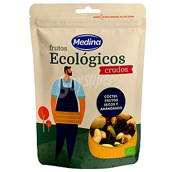 medina Cocktail de frutos secos con arándanos ecológicos 100 g