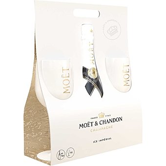 Moët & Chandon Ice Imperial Estuche botella 75 cl + dos copas botella 75 cl