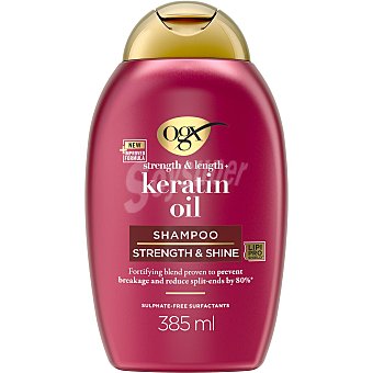 OGX Champú aceite de keratina para cabellos quebradizos OGX 385 ml