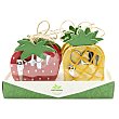 Set manicura en forma de fresa y piña Becasan Nature 1 ud Becasan nature