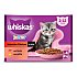 Whiskas Pienso húmedo para gatos bolsa junior carne gelatina whiskas 4 x 85 gr Whiskas