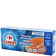 Bolsas de congelación cierre doble zip medianas Expert Carrefour 20 ud Carrefour