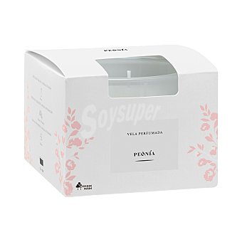 Bosque Verde Vela perfumada vaso cristal aroma peonia *****novedad***** U
