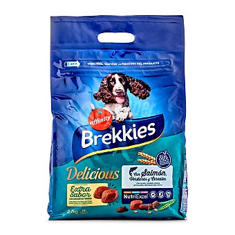 Brekkies Alimento para perros con salmón Brekkies Delicious Bolsa 2.7 kg