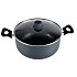 Cacerola con Tapa Inducción Aluminio carrefour home 24 cm  Carrefour Home