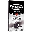Café cápsulas despertar Fortaleza Platinium compatible con Nespresso 10 ud Fortaleza