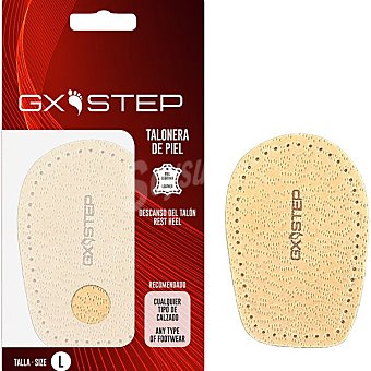 GX-STEP Talonera de piel descanso del talón talla L recomendado para cualquier tipo de calzado Bolsa 1 unidad