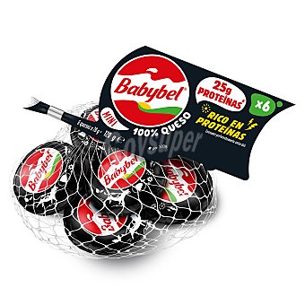 Babybel Mini queso tierno rico en proteínas Babybel malla 120 G Malla 120 g