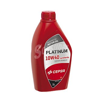 Platinum Aceite sintético para vehículos con motores de gasolina o diésel cepsa 1 litro
